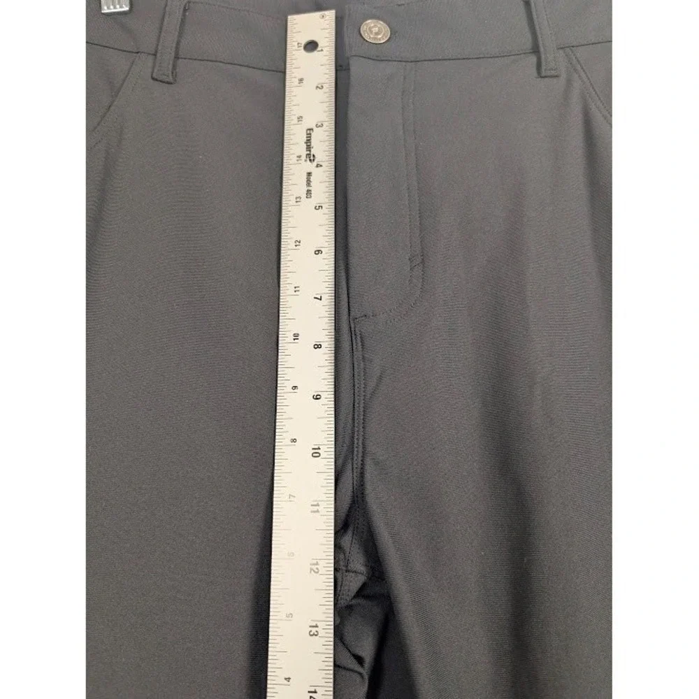 Fabletics Golf Pants Mens 40x28 Black The Don 5-Pocket Performance Stretch